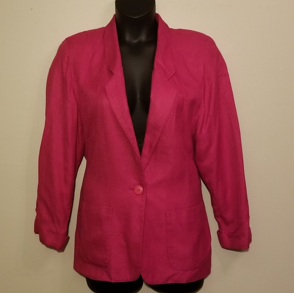 Northstrom Petite Focus One button Blazer